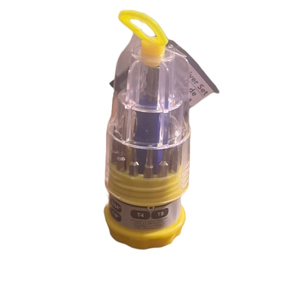 Gift 14 piece screwdriver set magnetic small handy compact stocking tools - Picture 3 of 8